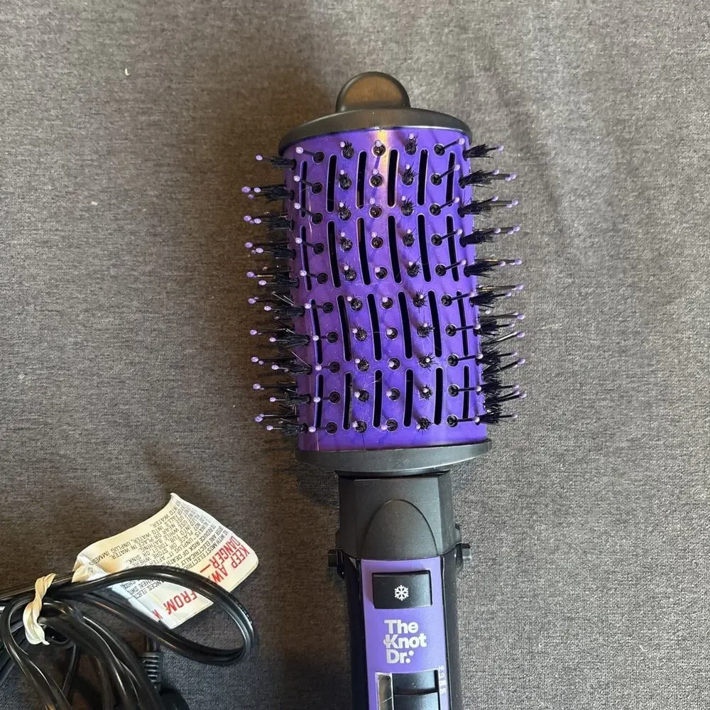 InfinitiPRO Conair The Knot Dr Detangling Hot Air Brush Dryer Volume Hair